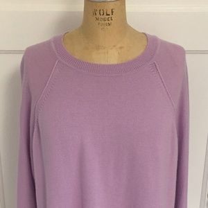 J. Crew Crew Neck Sweater in Lavender Size M